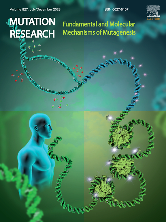 Go to journal home page - Mutation Research - Fundamental and Molecular Mechanisms of Mutagenesis
